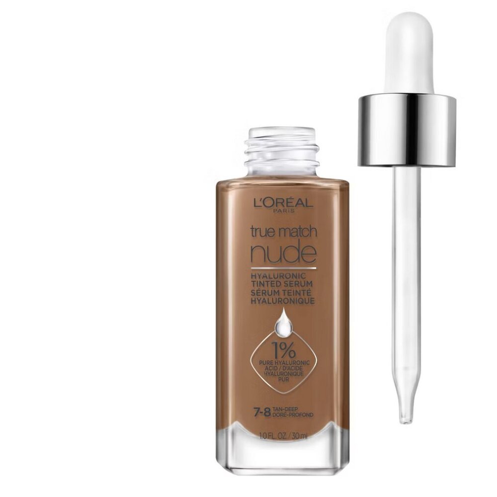 7-8 | L'Oreal Paris True Match Hyaluronic Tinted Serum Makeup Hybrid  1 fl oz